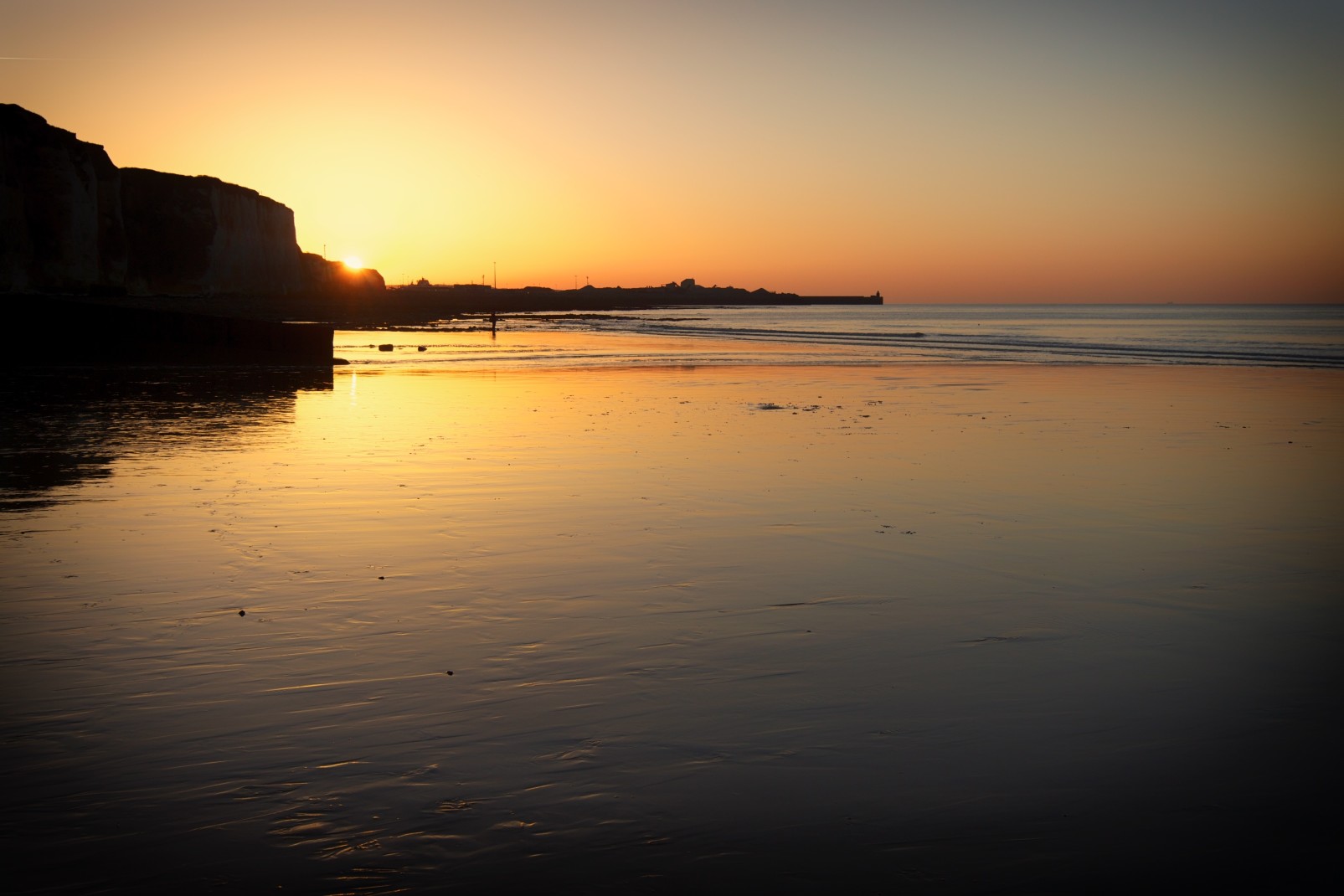 coucher-soleil-plage-normande